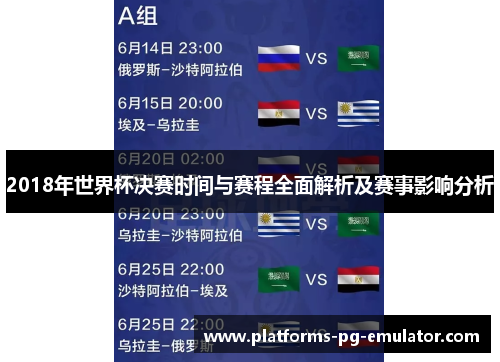 2018年世界杯决赛时间与赛程全面解析及赛事影响分析 2018年世界杯决赛时间与赛程全面解析及赛事影响分析